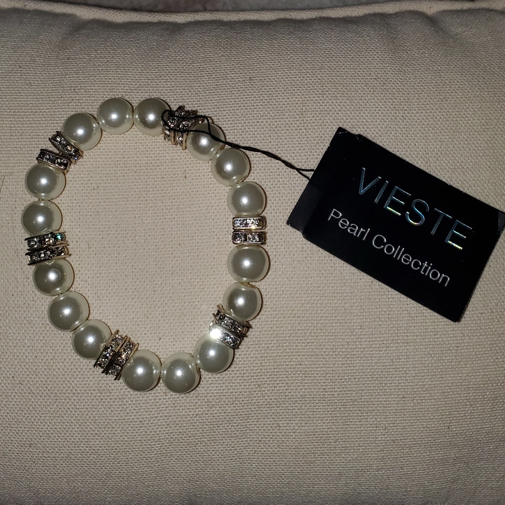 NWT Vieste Pearl Collection Bling Bracelet